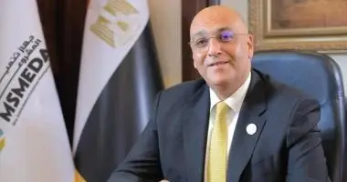 باسل رحمي يهنئ مصطفى إسماعيل الرئيس التنفيذى الجديد لجهاز تنمية المشروعات