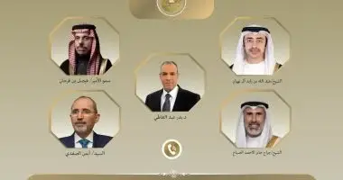وزير الخارجية يتلقى اتصالات من وزراء خارجية السعودية والإمارات والأردن والكويت