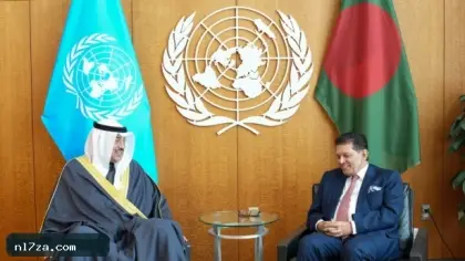 ممثل سمو الأمير سمو ولي العهد يلتقي رئيس الدورة الـ81 للجمعية العامة للأمم المتحدة