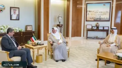 وزير الديوان الأميري ورئيس ديوان ولي العهد استعرضا العلاقات مع السفير الأرميني