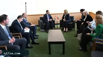 رئيسة بلغاريا تستقبل الدكتور مصطفى مدبولى فى نيويورك