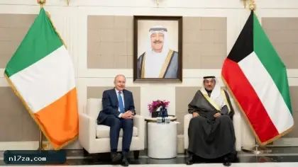 ممثل سمو أمير البلاد سمو ولي العهد يستقبل في نيويورك رئيس وزراء أيرلندا