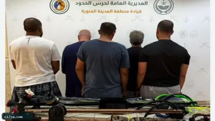 «حرس الحدود» يضبط 5 مخالفين للائحة الأمن والسلامة البحرية بينبع