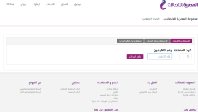 فاتورة التليفون الأرضي