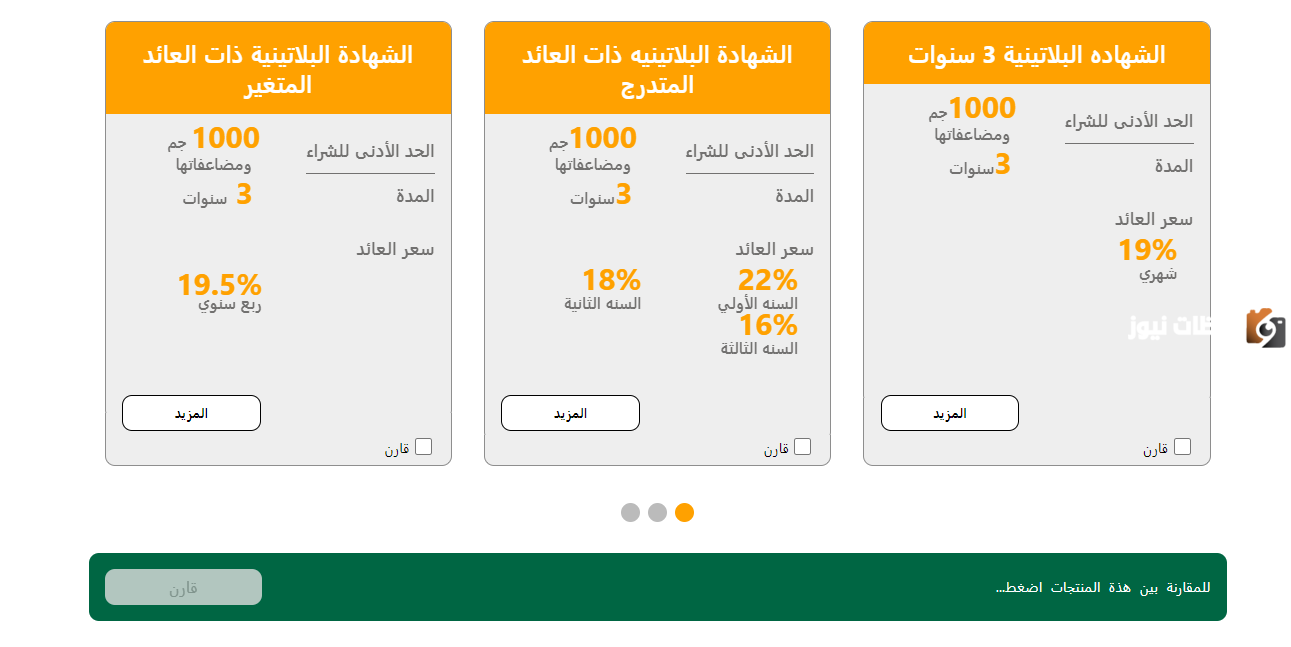 شهادات البنك الاهلي