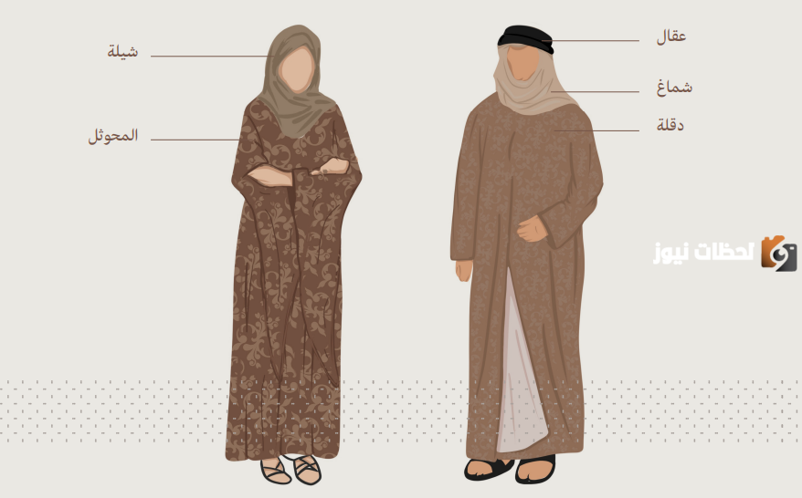 أنواع أزياء المملكة العربية السعودية