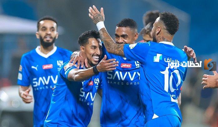 نتيجة مباراة الهلال ضد ضمك