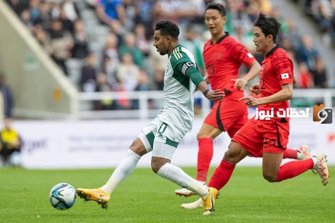 خسارة ثانية على التوالي للمنتخب السعودي الأول أمام كوريا الجنوبية في حضرة مانشيني