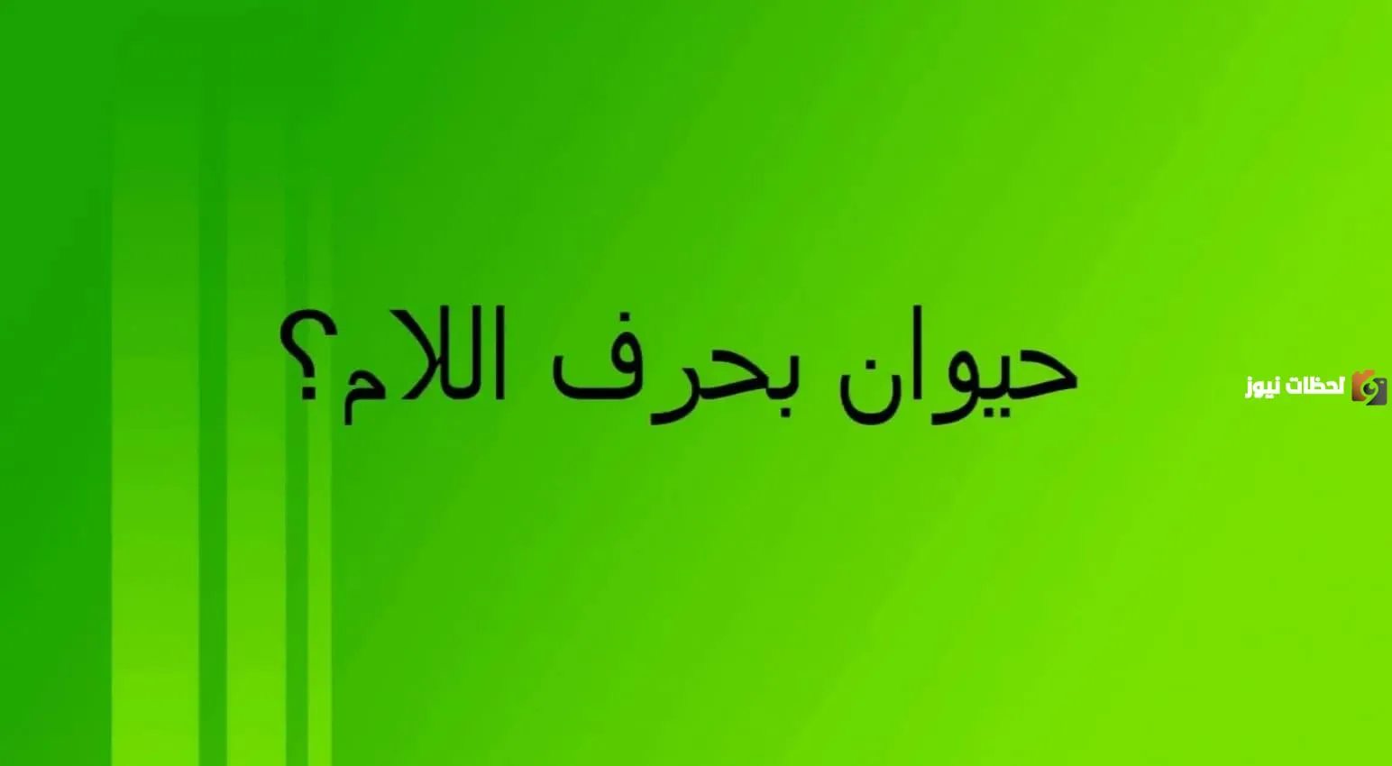 اسم حيوان بحرف اللام