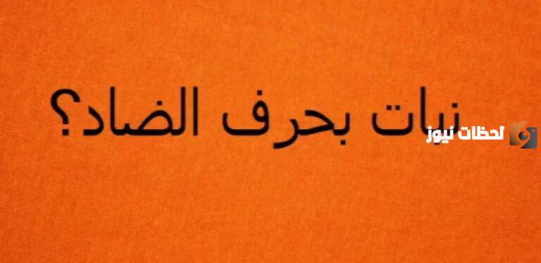اسم نبات بحرف الضاد