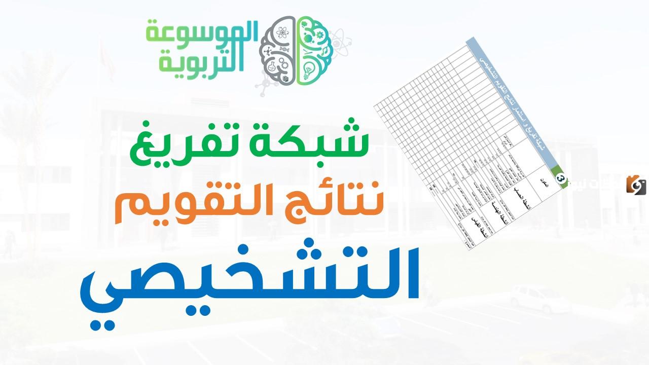 نتائج التقويم التشخيصي من شبكة التفريغ في المغرب