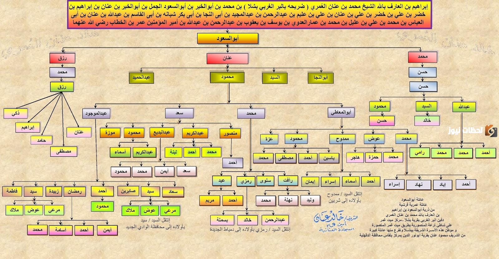 شجرة عائلة العلي ونسبها