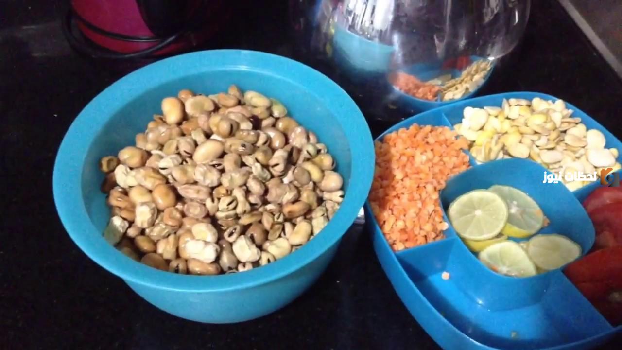 طريقة تدميس الفول فى البيت