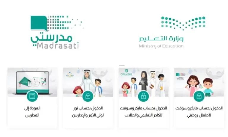 كيف ادخل الاختبارات المركزية في منصة مدرستي 1445