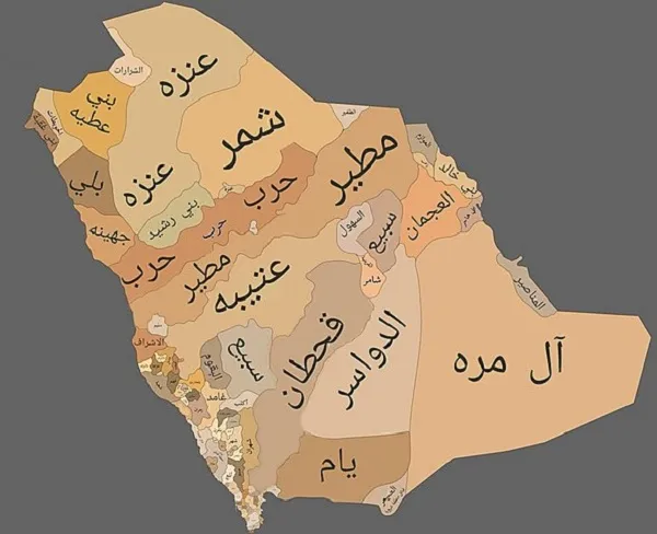اكبر قبيلة في السعودية