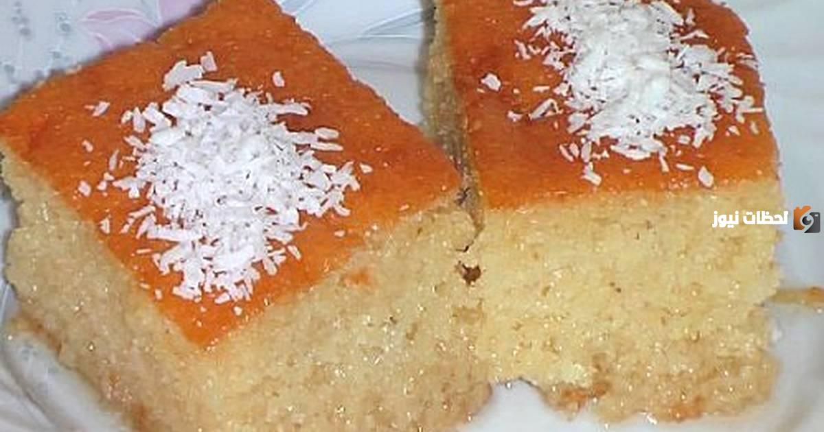 طريقة عمل البسبوسة بجوز الهند