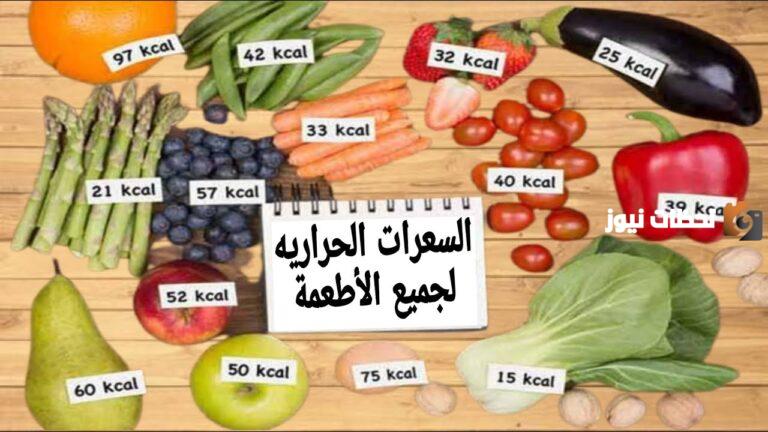 كيف يتم حساب السعرات الحرارية في الطعام 