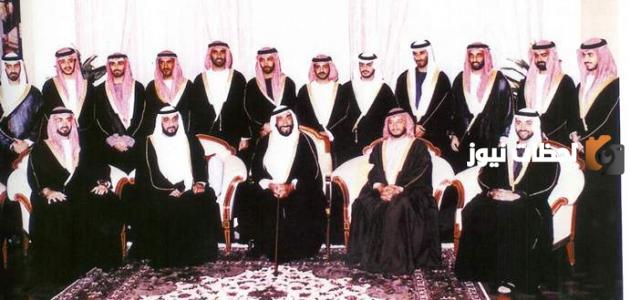 هم أبناء الشيخ زايد بن سلطان السعودي