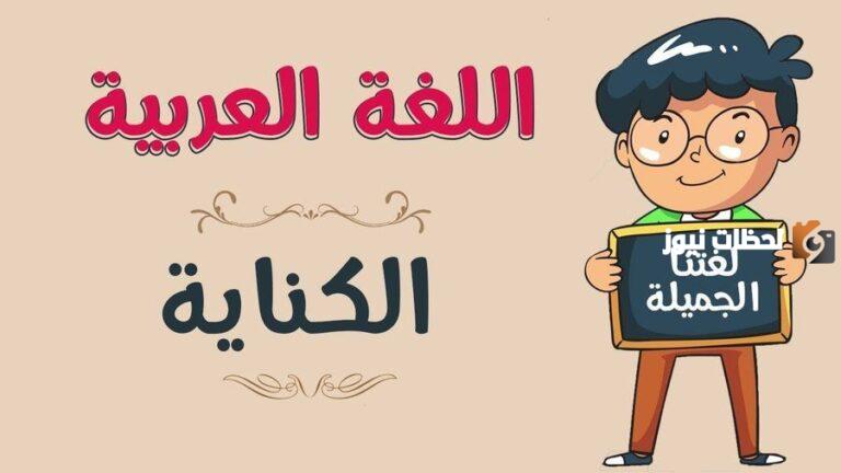 أنواع الكناية في اللغة العربية