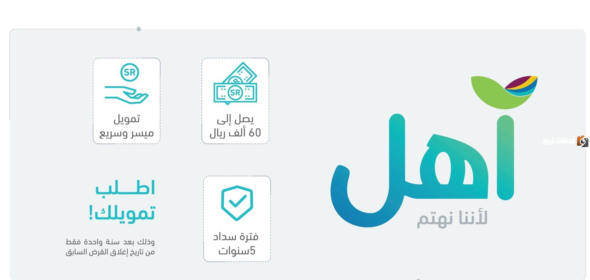 شروط الحصول على قرض اهل من بنك التسليف بقيمة 60,000 ريال بدون كفيل