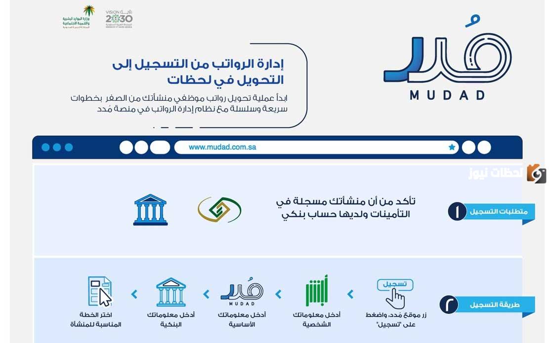 كيف يتم التسجيل في مدد؟ رابط وخطوات التسجيل في منصة مدد والخدمات التي تقدمها