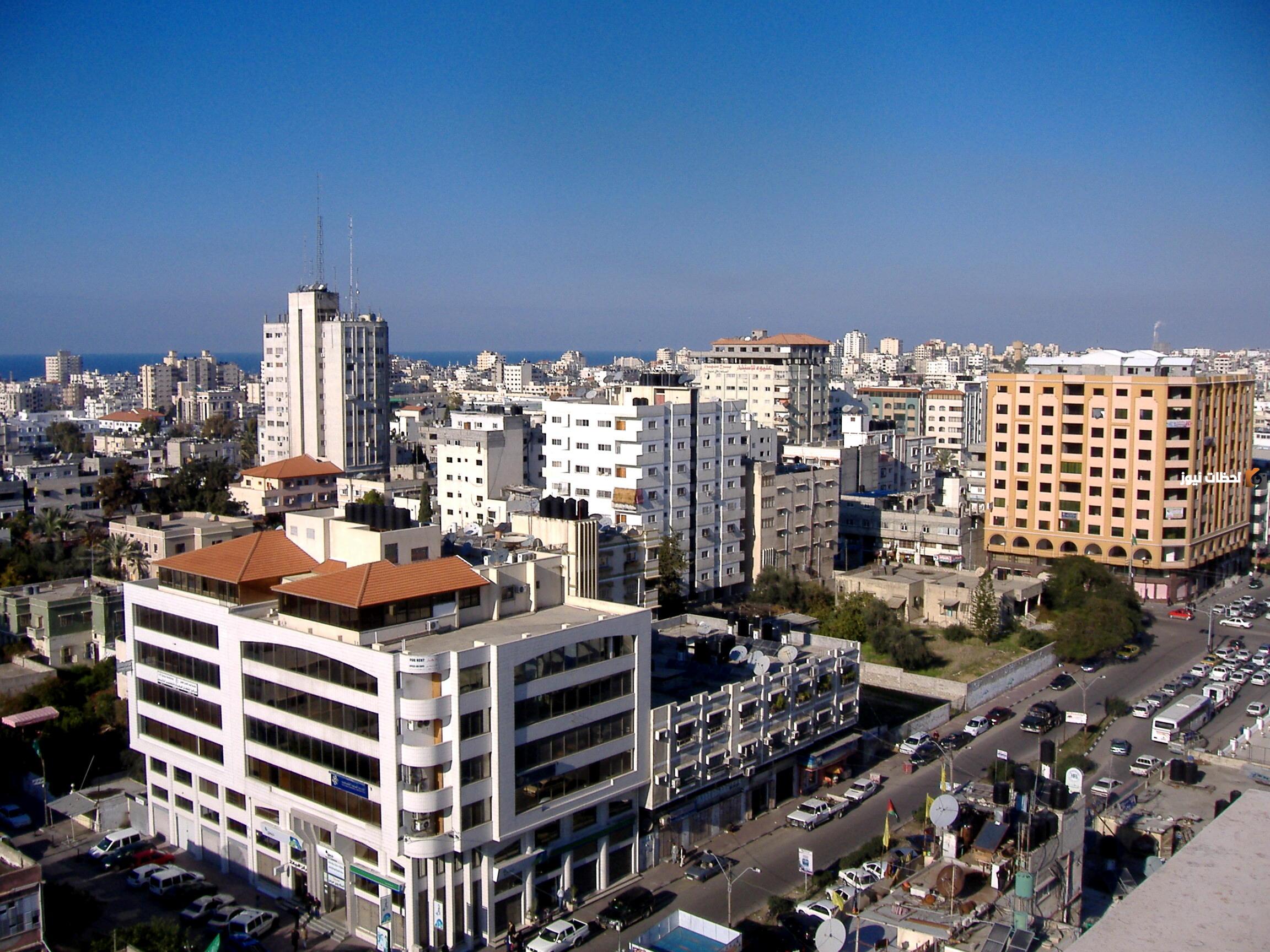 مساحة مدينة غزة