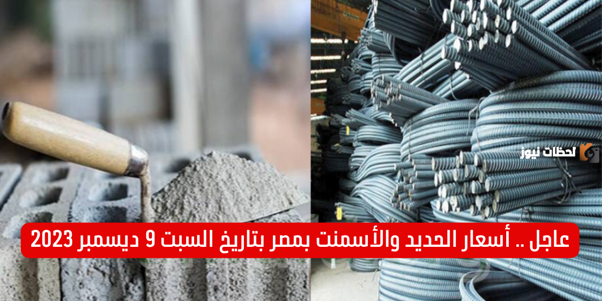 عاجل .. أسعار الحديد والأسمنت بمصر بتاريخ السبت 9 ديسمبر 2025
