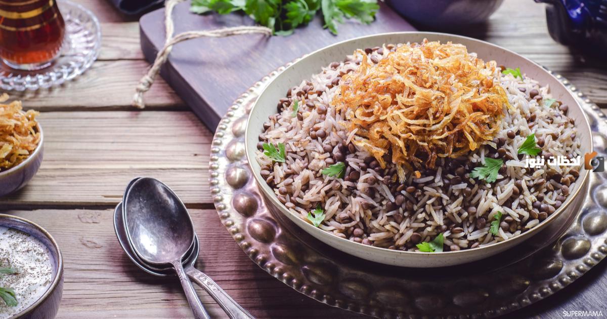 طريقة عمل المجدرة الفلسطينية على أصولها مع المقادير