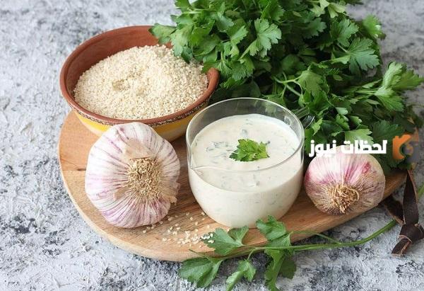 عمل طحينة شاورما الدجاج