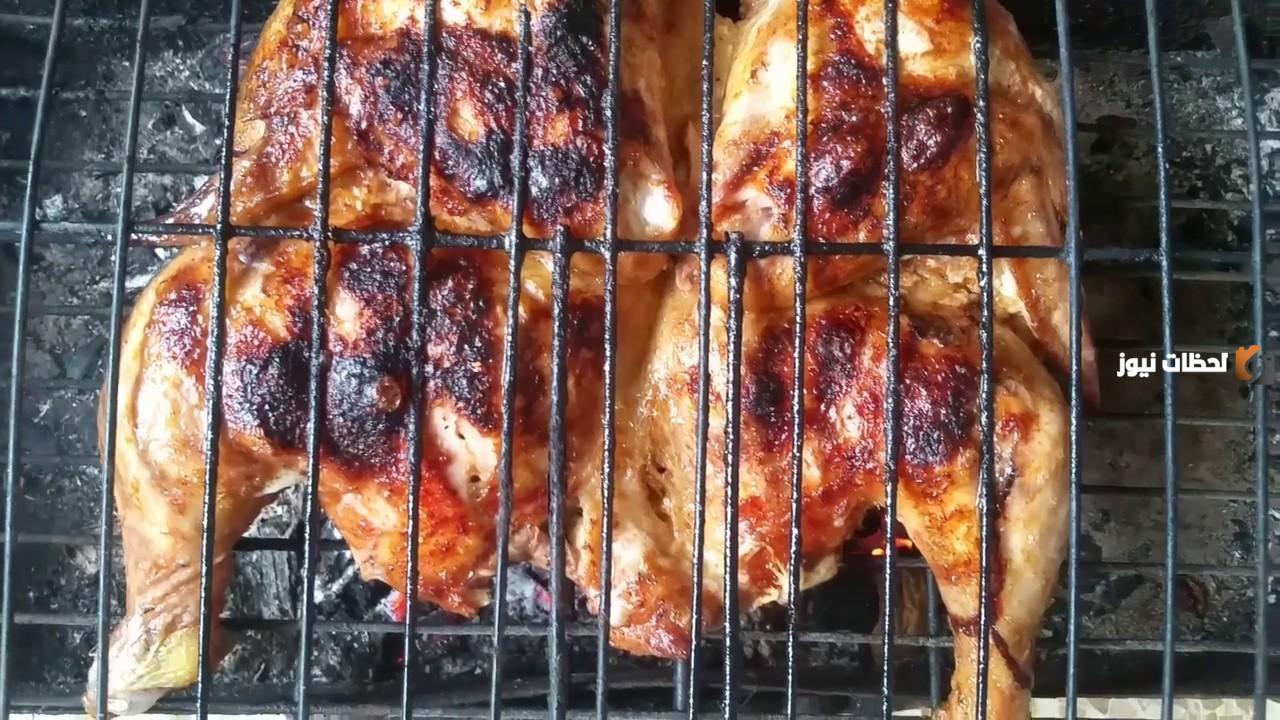 طريقة شوي الدجاج على الغاز ألذ من الفحم و صحي أكثر