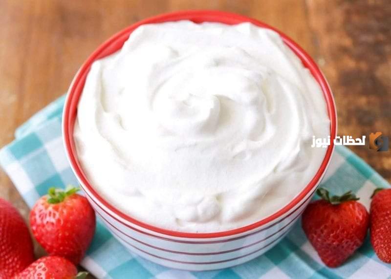 طريقة صنع كريمة شانيته في المنزل مثل الجاهز
