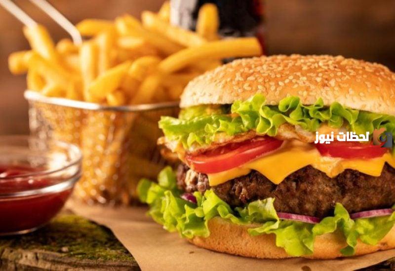 عمل ساندويش البرغر
