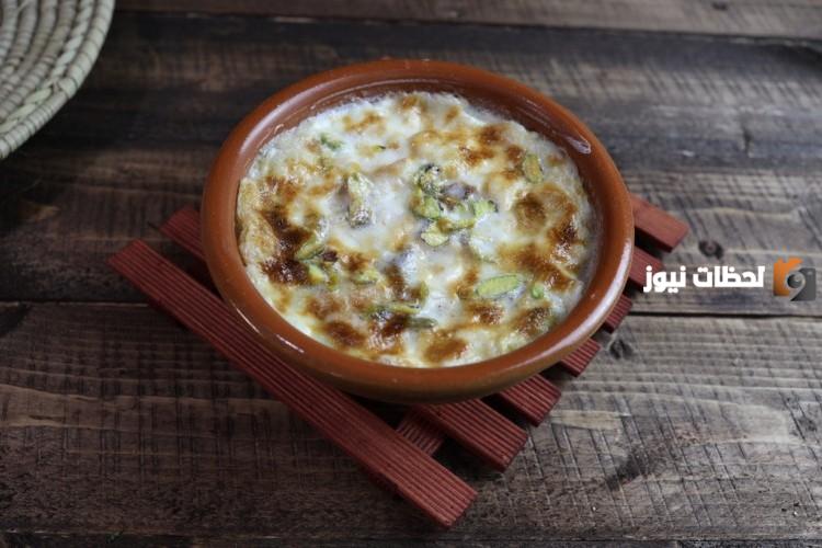 طريقة أم علي بالبف باستري والحليب المركز