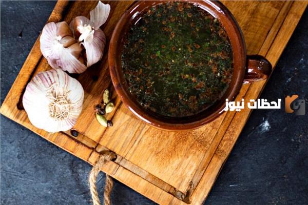 طريقة الملوخيه الحجازيه الناشفة مع قطع الدجاج