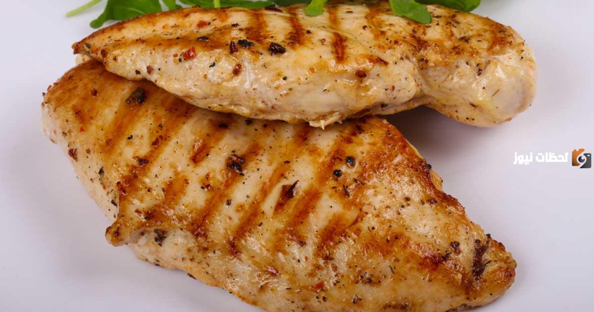 طريقة صدور الدجاج المشوية للرجيم