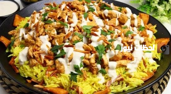 طريقة عمل فتة الشاورما