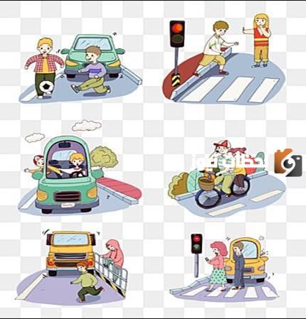 قواعد السلامة المرورية للأطفال