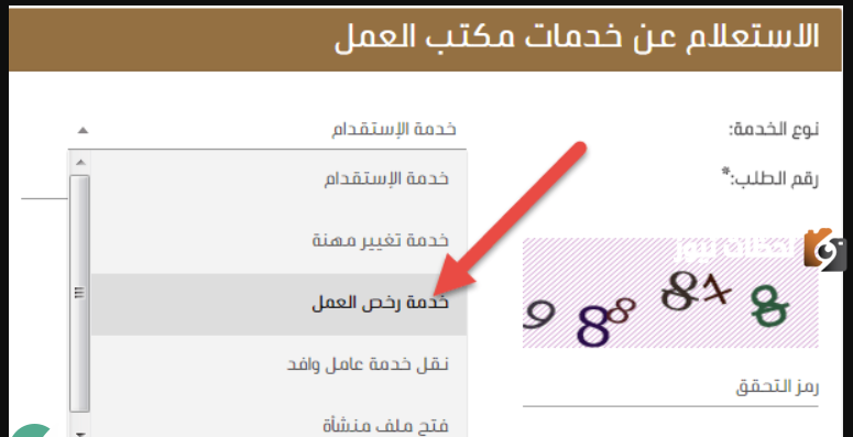 رسوم مكتب العمل