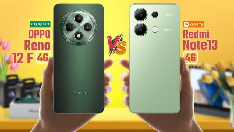 Xiaomi Redmi Note 13 4G و Oppo Reno 12 F 4G