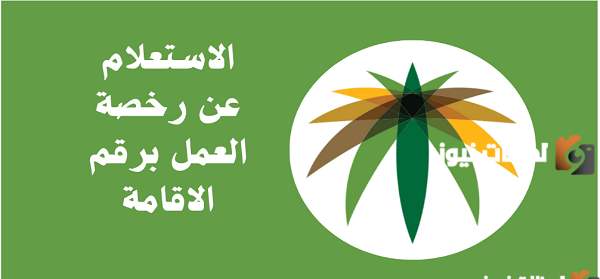 الاستعلام عن كرت العمل برقم الإقامة