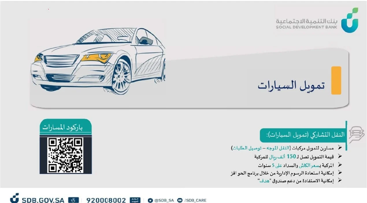 شروط التقديم على تمويل السيارات من بنك التنمية الاجتماعية في السعودية وطريقة التقديم 2025