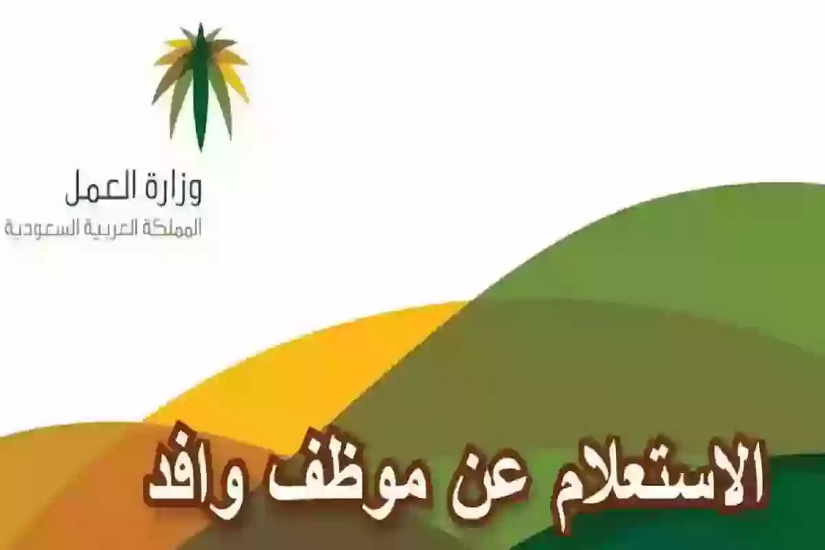 رابط وخطوات الاستعلام عن عامل وافد برقم الجواز