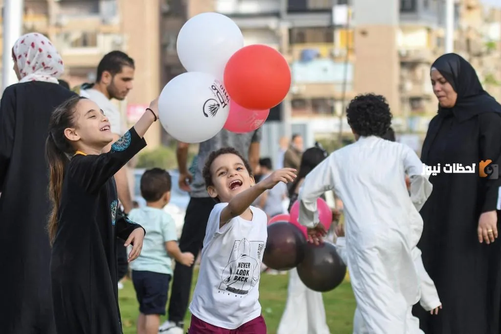 الاحتفال بفرحة عيد الفطر والتضامن مع المحتاجين