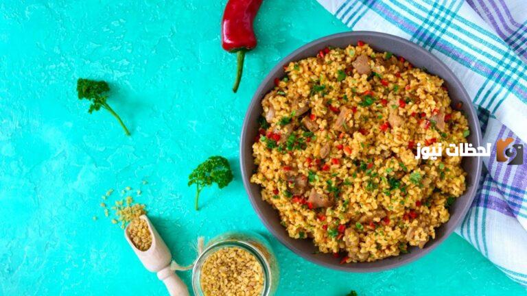 طريقة عمل البرغل بالبندورة على الطريقة السورية كانك تاكلها بقلب الشام