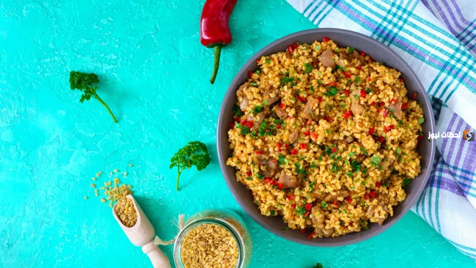 طريقة عمل البرغل بالبندورة على الطريقة السورية كانك تاكلها بقلب الشام