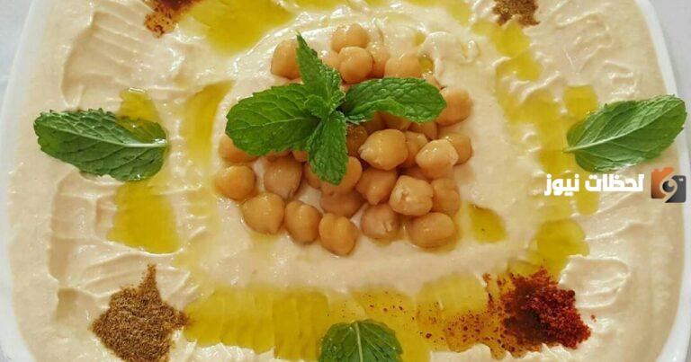طريقة عمل مسبحة الحمص الناعم