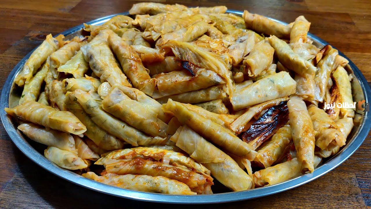 طريقة محشي الملفوف بقدر الضغط