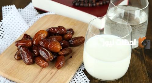 فوائد التمر واللبن للرجيم