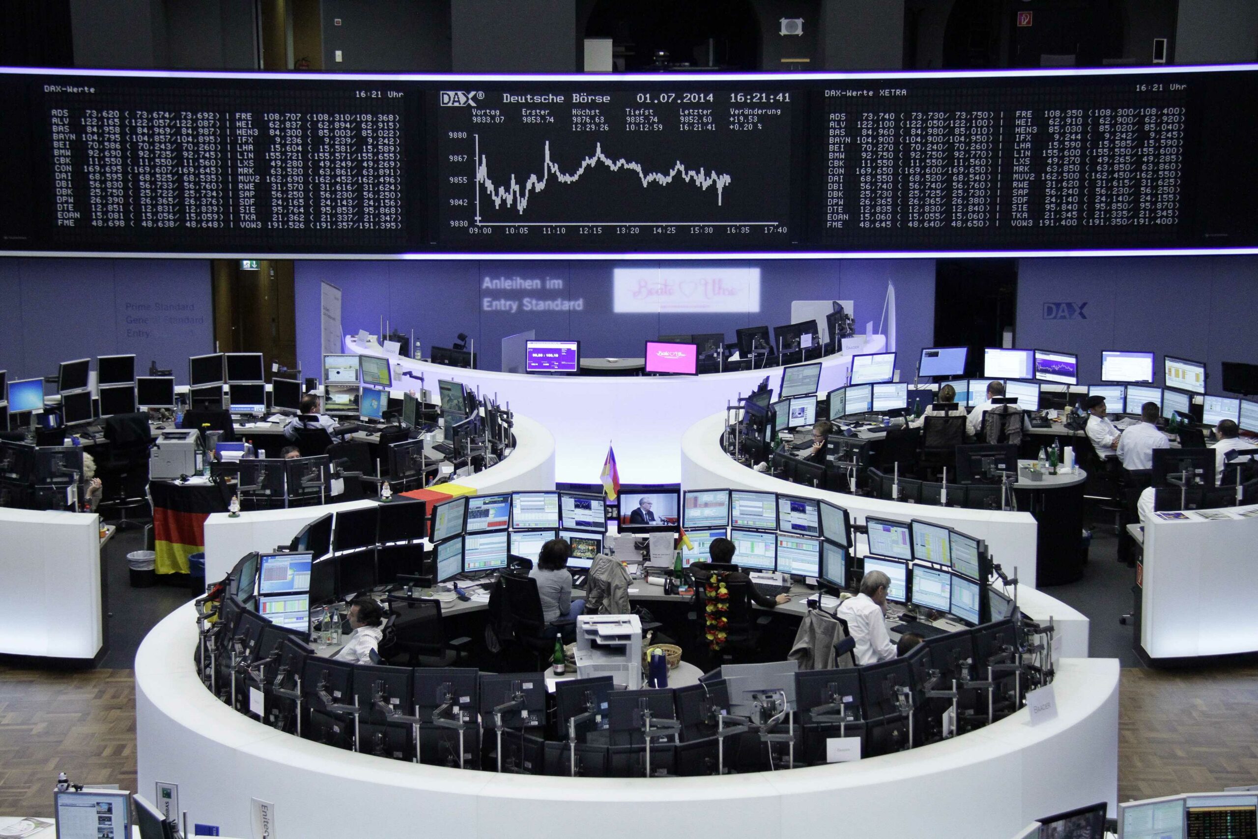 ارتفاع معظم مؤشرات الاسهم العالمية يعكس تفاؤل المستثمرين في الاسواق المالية