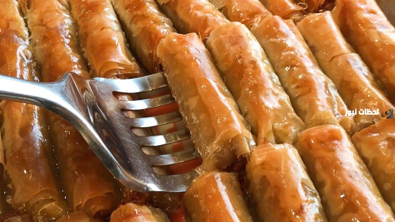 من ألذ الحلويات الشرقية في رمضان.. كيفية عمل أصابع الجلاش الحلو بالمكسرات أحلى من الجاهز
